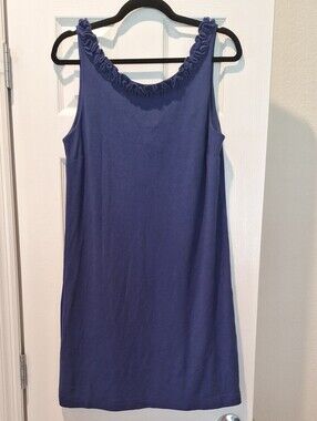 J. Crew - Blue Sleeveless Knit Shift Dress - Medium NWT